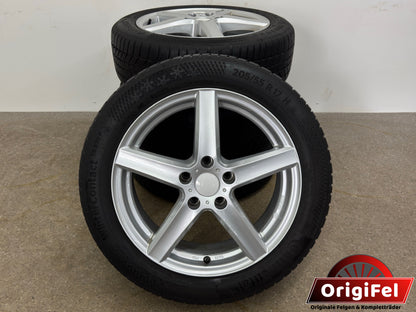 TOP DOT22 Skoda Octavia IV NX 17 Zoll Winterräder Winterreifen Felgen Alufelgen Silber 205/55 R17 91H KBA52975 M+S Limousine Kombi Winterradsatz MwSt.