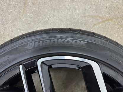 TOP DOT24 Original VW T-Cross C1 York 18 Zoll Sommerräder Sommerreifen Felgen 2GM601025AM 2GM601025AN Alufelgen 215/45 R18 89V R-Line Sport Edition Schwarz Glanz 7x18 ET39 5x100 Sommerradsatz SUV