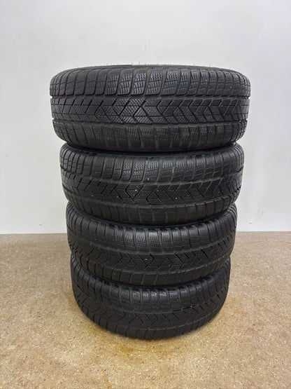 TOP DOT25 Original VW Golf VIII 8 5H CD 17 Zoll Belmont Nottingham Winterräder Winterreifen Felgen 5H0601025B Alufelgen 205/55 R17 Pirelli 6,5x17 ET46 5x112 GTI GTE R-Line Silber Radsatz
