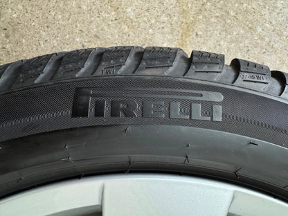 TOP DOT25 Original VW Golf VIII 8 5H CD 17 Zoll Belmont Nottingham Winterräder Winterreifen Felgen 5H0601025B Alufelgen 205/55 R17 Pirelli 6,5x17 ET46 5x112 GTI GTE R-Line Silber Radsatz