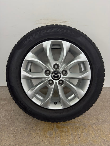 TOP Mazda 3 CX-3 BL BM BN 16 Zoll Felgen Alufelgen Silber 6,5x16 ET50 5x114,3 REIFEN NUR TRANSPORTSCHUTZ Sport KBA49266 Felgensatz Alufelgensatz MwS. ausweisbar