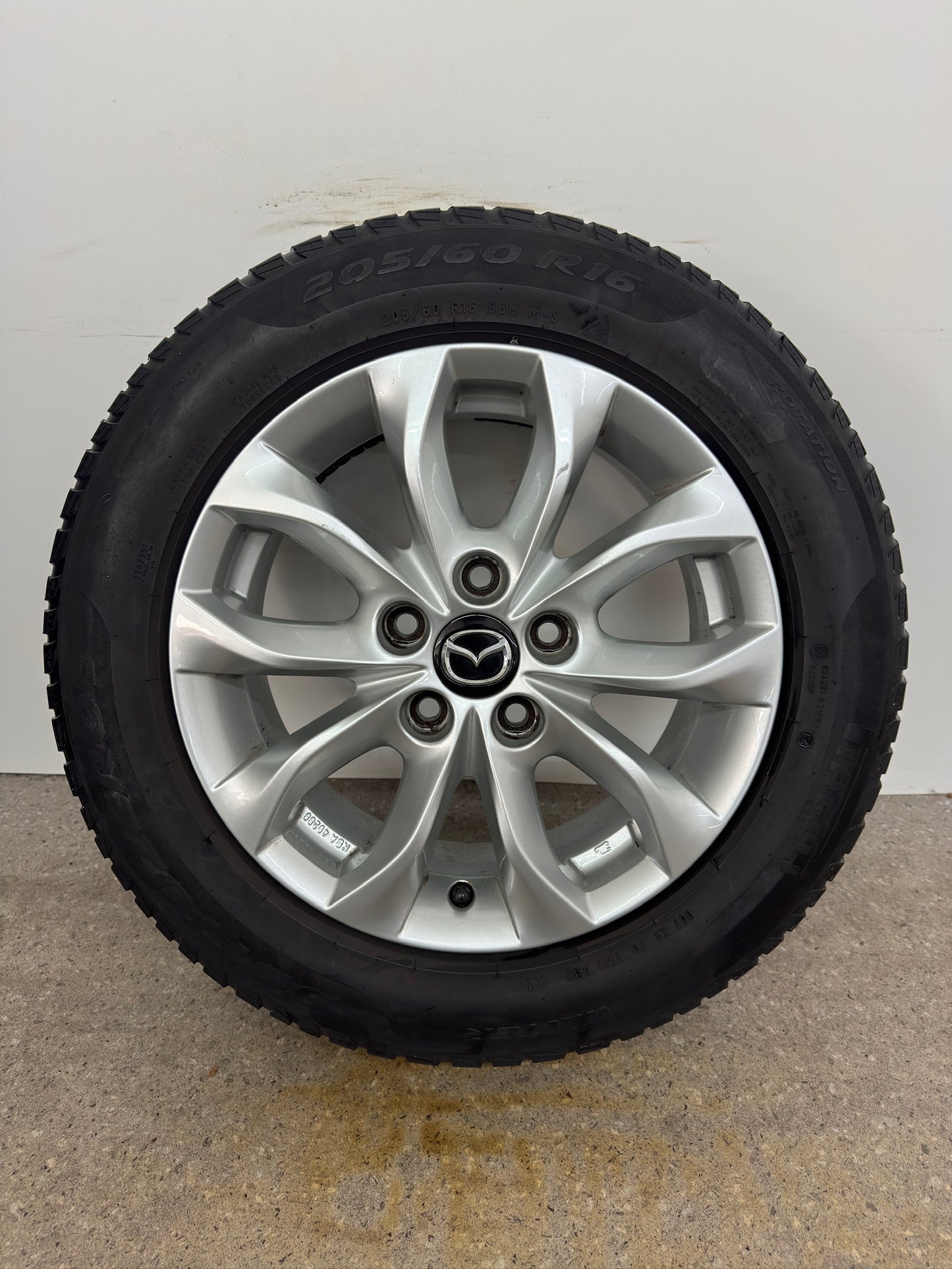 TOP Mazda 3 CX-3 BL BM BN 16 Zoll Felgen Alufelgen Silber 6,5x16 ET50 5x114,3 REIFEN NUR TRANSPORTSCHUTZ Sport KBA49266 Felgensatz Alufelgensatz MwS. ausweisbar