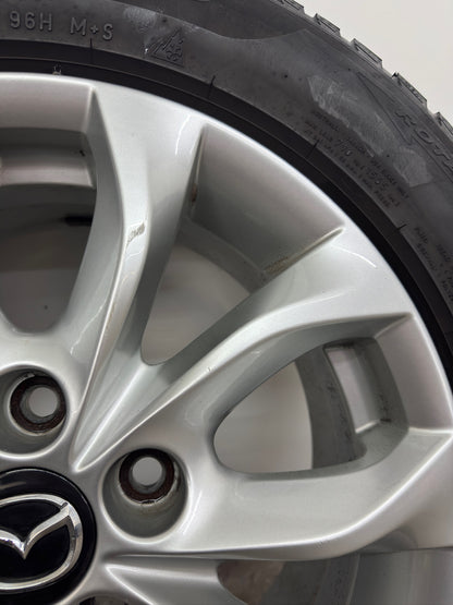 TOP Mazda 3 CX-3 BL BM BN 16 Zoll Felgen Alufelgen Silber 6,5x16 ET50 5x114,3 REIFEN NUR TRANSPORTSCHUTZ Sport KBA49266 Felgensatz Alufelgensatz MwS. ausweisbar