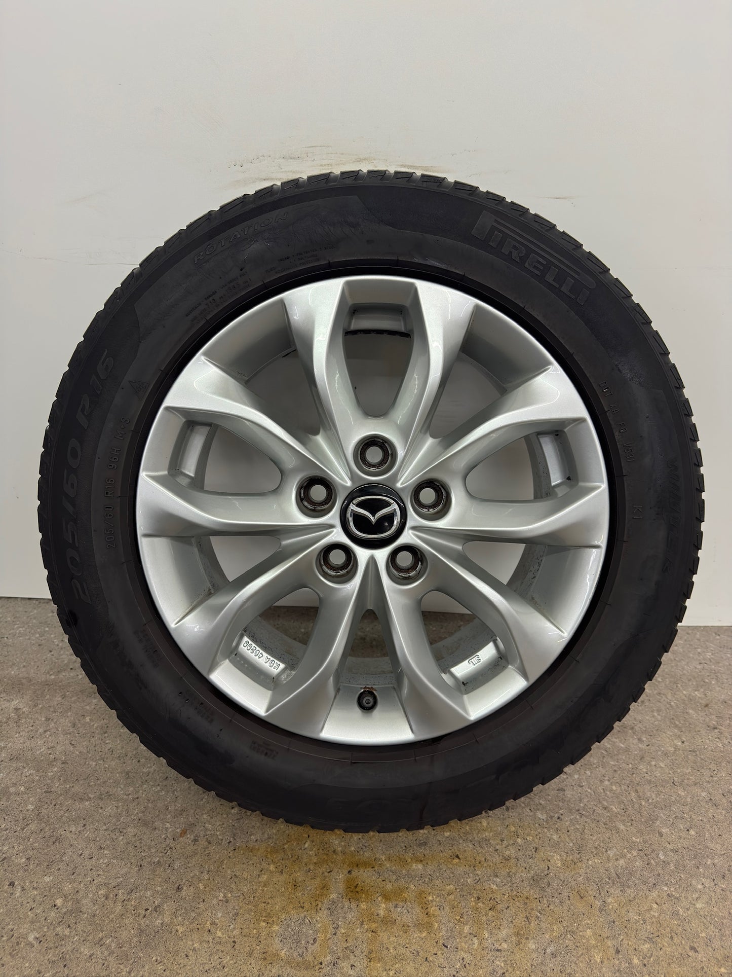 TOP Mazda 3 CX-3 BL BM BN 16 Zoll Felgen Alufelgen Silber 6,5x16 ET50 5x114,3 REIFEN NUR TRANSPORTSCHUTZ Sport KBA49266 Felgensatz Alufelgensatz MwS. ausweisbar