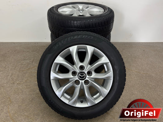 TOP Mazda 3 CX-3 BL BM BN 16 Zoll Felgen Alufelgen Silber 6,5x16 ET50 5x114,3 REIFEN NUR TRANSPORTSCHUTZ Sport KBA49266 Felgensatz Alufelgensatz MwS. ausweisbar