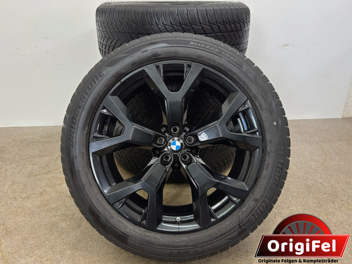 TOP Original BMW X7 G07 Styling 752 21 Zoll Winterräder Winterreifen Felgen 6885461 6885141 Alufelgen 285/45 R21 113V Schwarz SUV 9,5x21 ET36 Sport Y-Speiche RFT RSC * Winterradsatz MwSt.