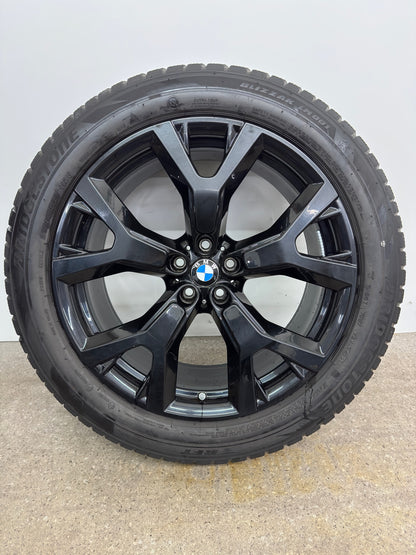 TOP Original BMW X7 G07 Styling 752 21 Zoll Winterräder Winterreifen Felgen 6885461 6885141 Alufelgen 285/45 R21 113V Schwarz SUV 9,5x21 ET36 Sport Y-Speiche RFT RSC * Winterradsatz MwSt.