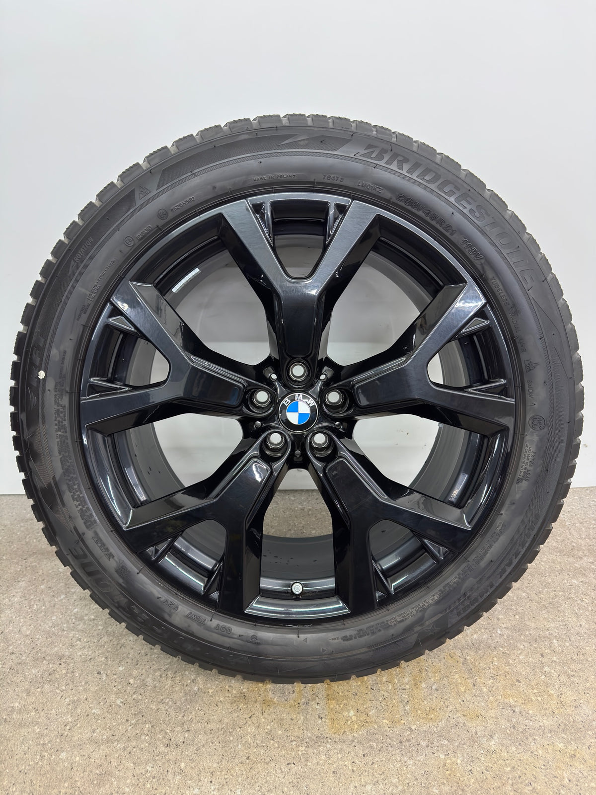 TOP Original BMW X7 G07 Styling 752 21 Zoll Winterräder Winterreifen Felgen 6885461 6885141 Alufelgen 285/45 R21 113V Schwarz SUV 9,5x21 ET36 Sport Y-Speiche RFT RSC * Winterradsatz MwSt.