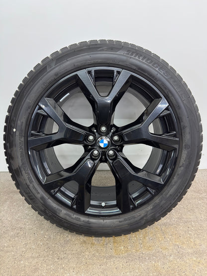 TOP Original BMW X7 G07 Styling 752 21 Zoll Winterräder Winterreifen Felgen 6885461 6885141 Alufelgen 285/45 R21 113V Schwarz SUV 9,5x21 ET36 Sport Y-Speiche RFT RSC * Winterradsatz MwSt.
