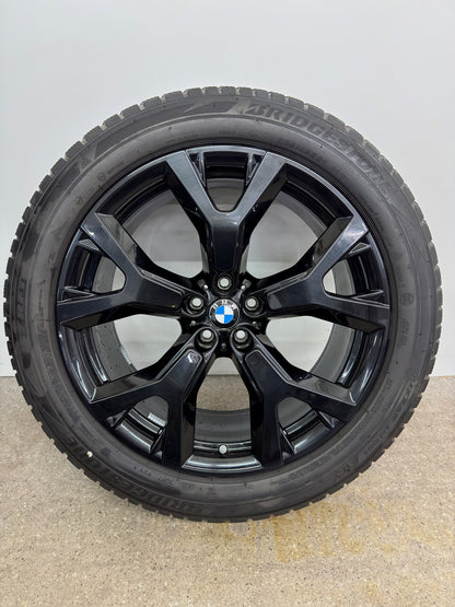 TOP Original BMW X7 G07 Styling 752 21 Zoll Winterräder Winterreifen Felgen 6885461 6885141 Alufelgen 285/45 R21 113V Schwarz SUV 9,5x21 ET36 Sport Y-Speiche RFT RSC * Winterradsatz MwSt.