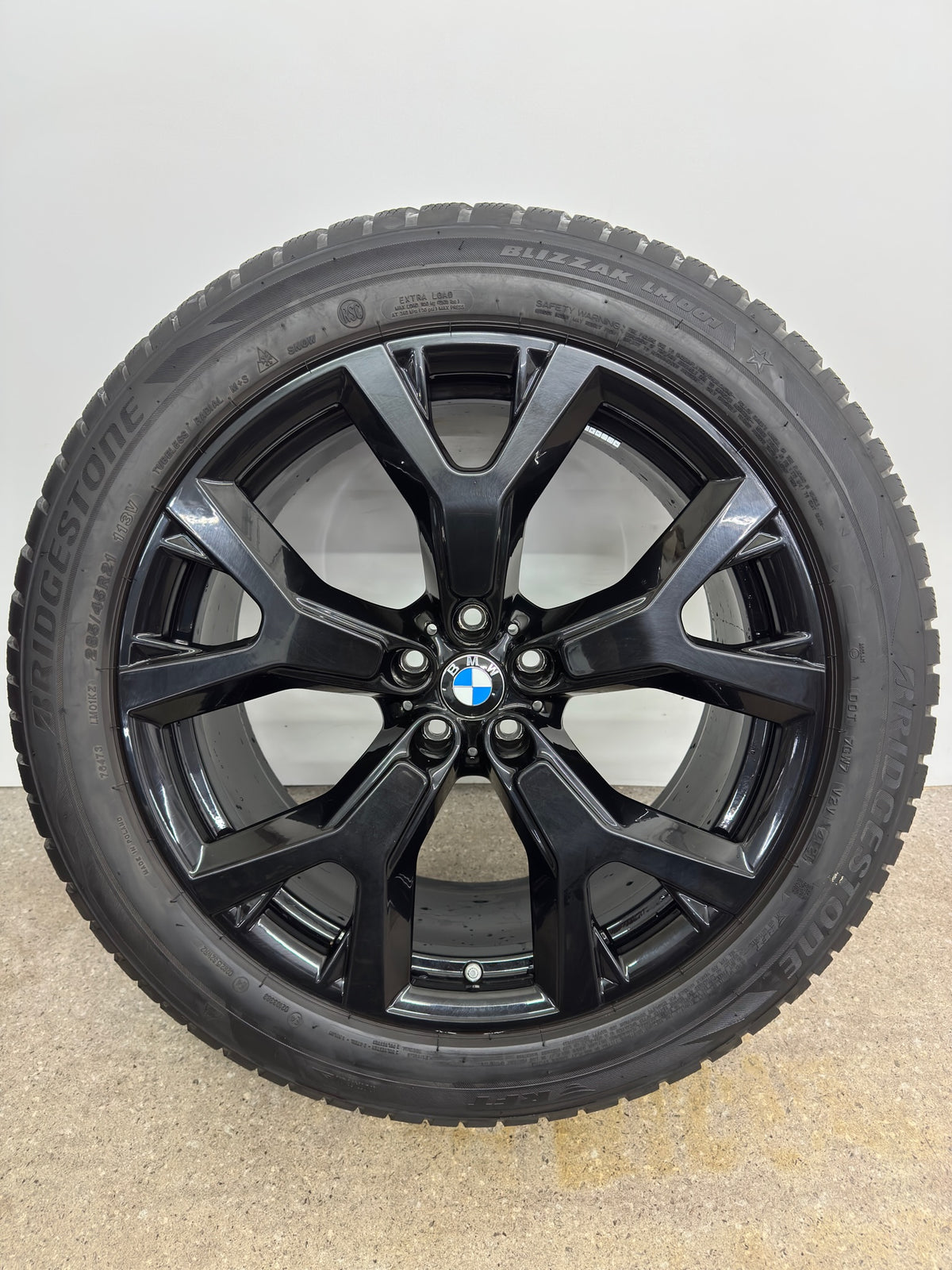 TOP Original BMW X7 G07 Styling 752 21 Zoll Winterräder Winterreifen Felgen 6885461 6885141 Alufelgen 285/45 R21 113V Schwarz SUV 9,5x21 ET36 Sport Y-Speiche RFT RSC * Winterradsatz MwSt.