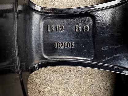 TOP Original Skoda Octavia III 3 5E 16 Zoll Felgen Schwarz KBA 49473 Alufelgen 6x16 ET48 5x112 Kombi Limousine Felgensatz