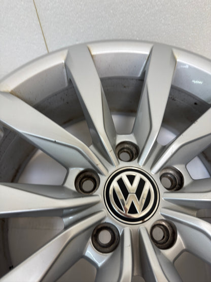 TOP Original VW Golf VII 7 5G 17 Zoll Dijon Felgen Alufelgen 5G0601025CH 7x17 ET49 Silber Variant Kombi Limousine GTI GTD R-Line 5x112 Felgensatz MwSt. auweisbar