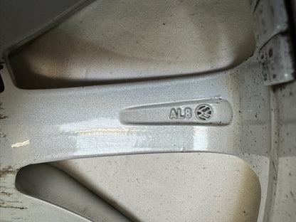 TOP Original VW Golf VII 7 5G 17 Zoll Dijon Felgen Alufelgen 5G0601025CH 7x17 ET49 Silber Variant Kombi Limousine GTI GTD R-Line 5x112 Felgensatz MwSt. auweisbar