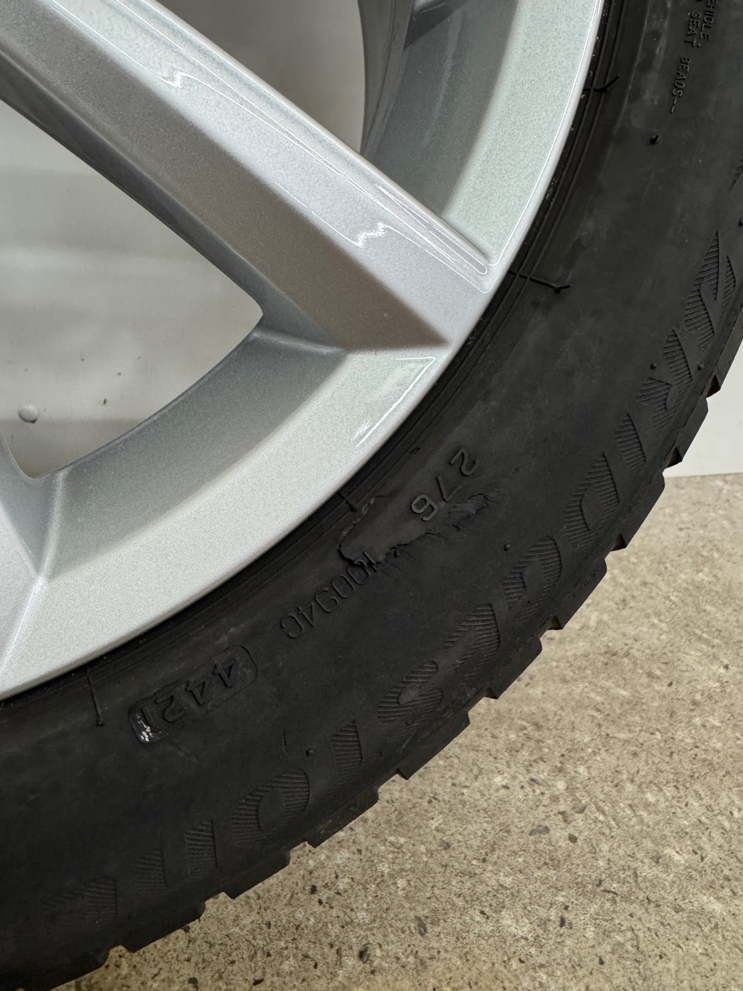 TOP Original VW Polo VI 6 2G AW 16 Zoll Merano Winterräder Winterreifen Felgen 2G0601025A 2G0071496 Alufelgen 185/60 R16 90H KBA 51206 R-Line Silber 5x100 6x16 ET45 Winterradsatz