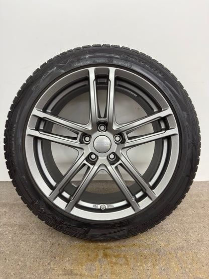 TOP Tesla Model 3 18 Zoll Winterräder Winterreifen Felgen Alufelgen BLE Sensoren RDKS Refresh 2020 Anthrazit M+S 235/45 R18 98V Winterradsatz 5x114,3 8x18 ET40 KBA 51744