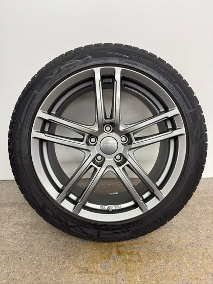 TOP Tesla Model 3 18 Zoll Winterräder Winterreifen Felgen Alufelgen BLE Sensoren RDKS Refresh 2020 Anthrazit M+S 235/45 R18 98V Winterradsatz 5x114,3 8x18 ET40 KBA 51744