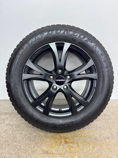 TOP VW Passat B8 3G Beetle 5C Seat Ateca 5FP Skoda Superb III 3 3T Yeti 5L 16 Zoll Winterräder Winterreifen Felgen Alufelgen Schwarz Matt M+S Limousine Kombi Winterradsatz