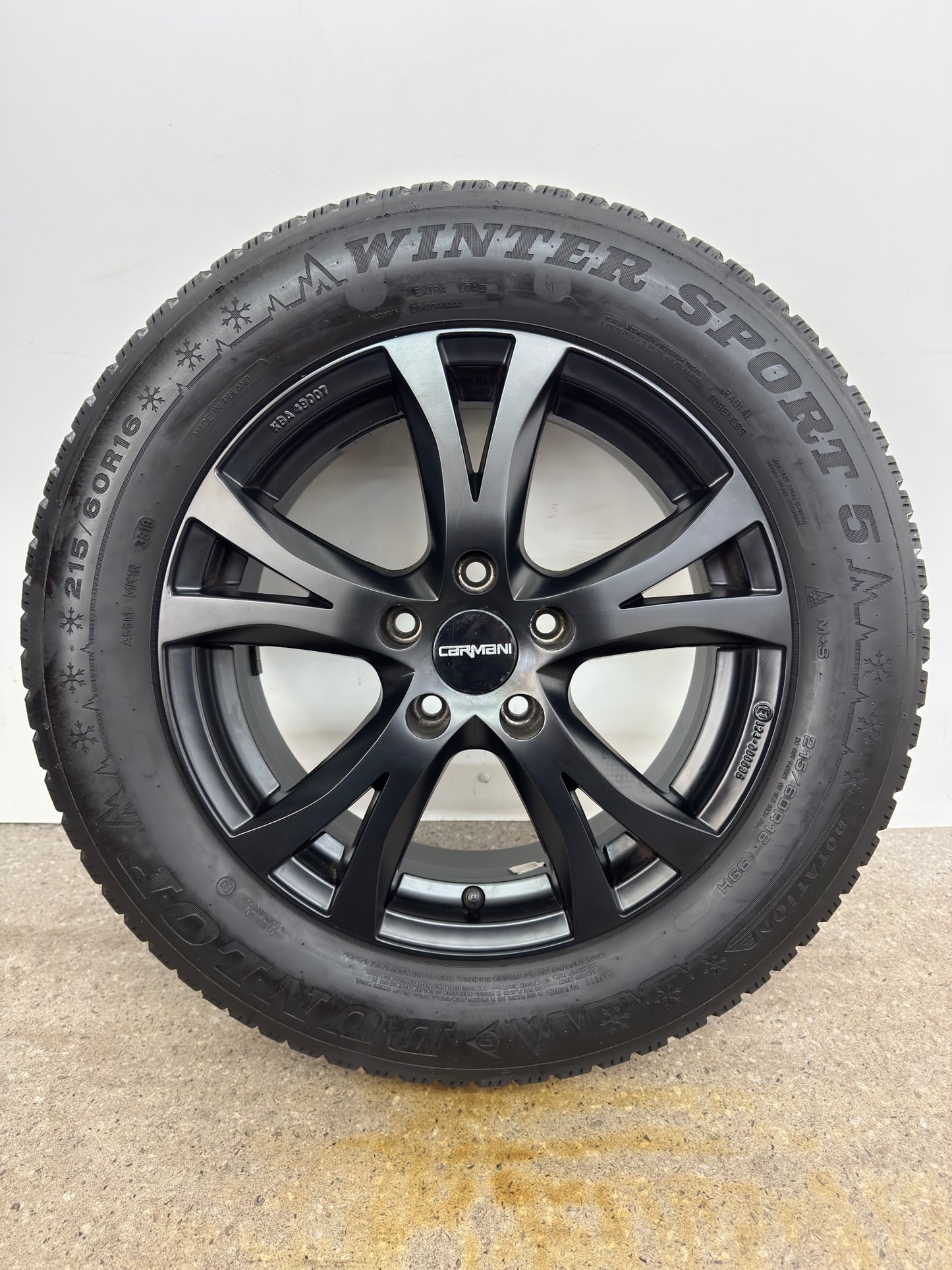 TOP VW Passat B8 3G Beetle 5C Seat Ateca 5FP Skoda Superb III 3 3T Yeti 5L 16 Zoll Winterräder Winterreifen Felgen Alufelgen Schwarz Matt M+S Limousine Kombi Winterradsatz