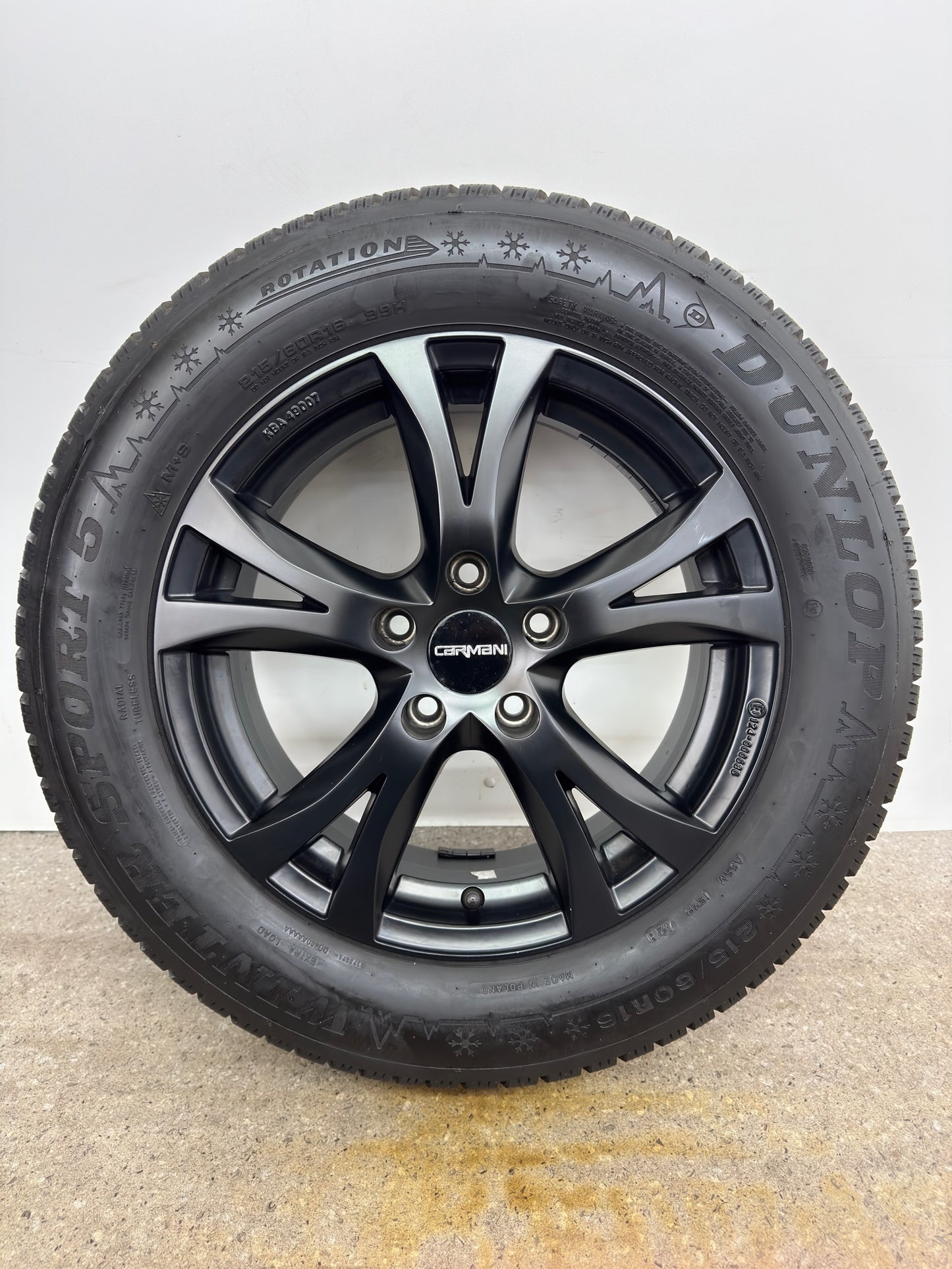 TOP VW Passat B8 3G Beetle 5C Seat Ateca 5FP Skoda Superb III 3 3T Yeti 5L 16 Zoll Winterräder Winterreifen Felgen Alufelgen Schwarz Matt M+S Limousine Kombi Winterradsatz