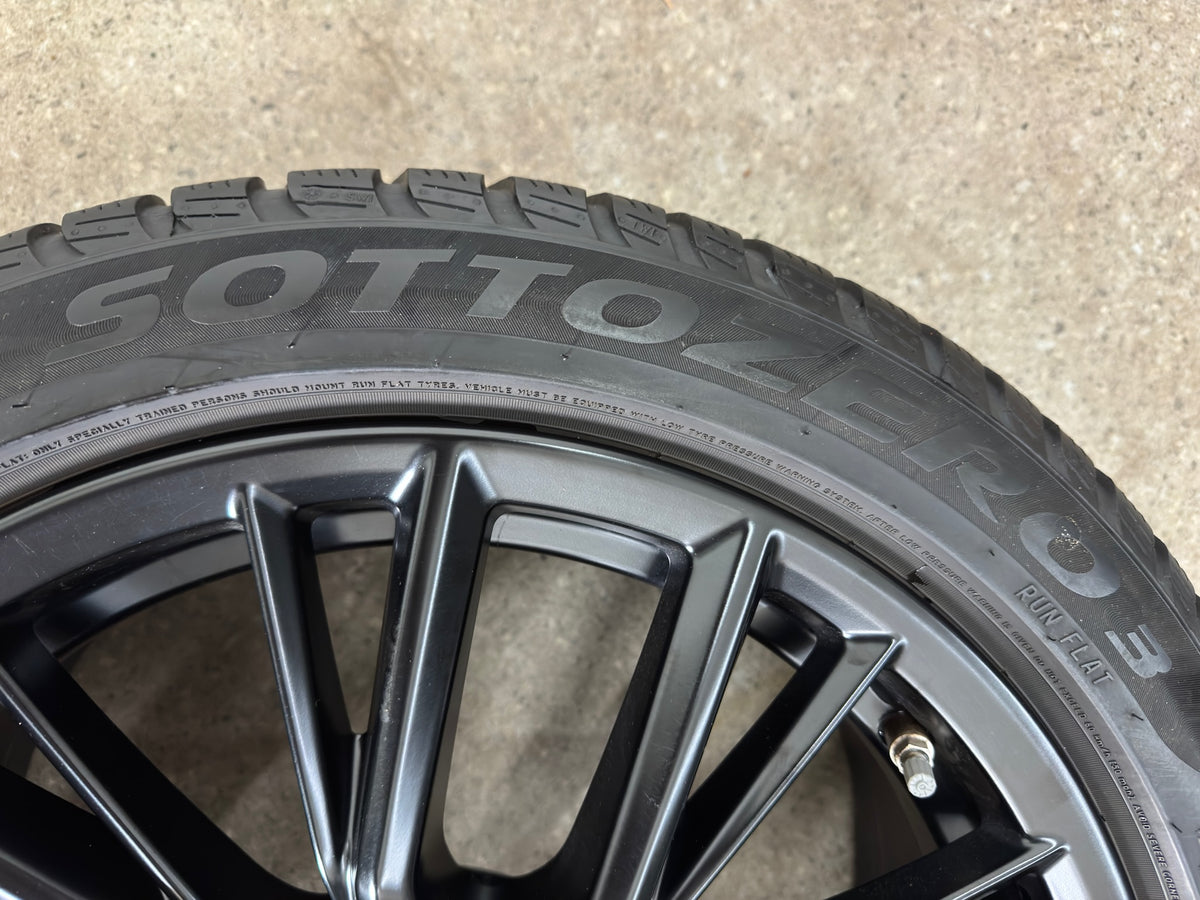 TOP ZUSTAND DOT22 Original BMW 2er G42 3er G20 G21 4er G22 G23 18 Zoll M 796M Winterräder Winterreifen Felgen 6885305 Alufelgen Schwarz 225/45 R18 95H RunFlat RFT RSC * Winterrradsatz MwSt.