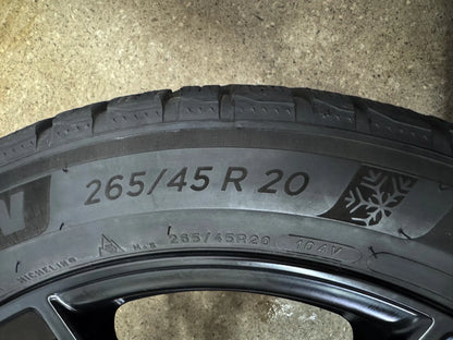 TOP ZUSTAND DOT22 Original Porsche Macan II 2 III 3 20 Zoll Winterräder Winterreifen Felgen Alufelgen 95B601025EJ 95B601025EK 265/45 R20 104V 295/40 R20 106V Sport Exclusive Schwarz SUV M+S