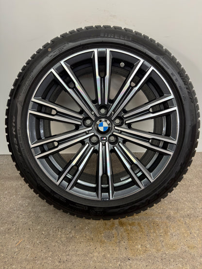 TOP ZUSTAND DOT24 7,2 / 6,5mm Original BMW 2er G42 3er G20 G21 4er G22 G23 18 Zoll M 790M Winterräder Winterreifen Felgen 8089890 Alufelgen 225/45 R18 95H RunFlat RFT RSC * Winterradsatz MwSt.