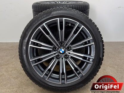 TOP ZUSTAND DOT24 7,2 / 6,5mm Original BMW 2er G42 3er G20 G21 4er G22 G23 18 Zoll M 790M Winterräder Winterreifen Felgen 8089890 Alufelgen 225/45 R18 95H RunFlat RFT RSC * Winterradsatz MwSt.