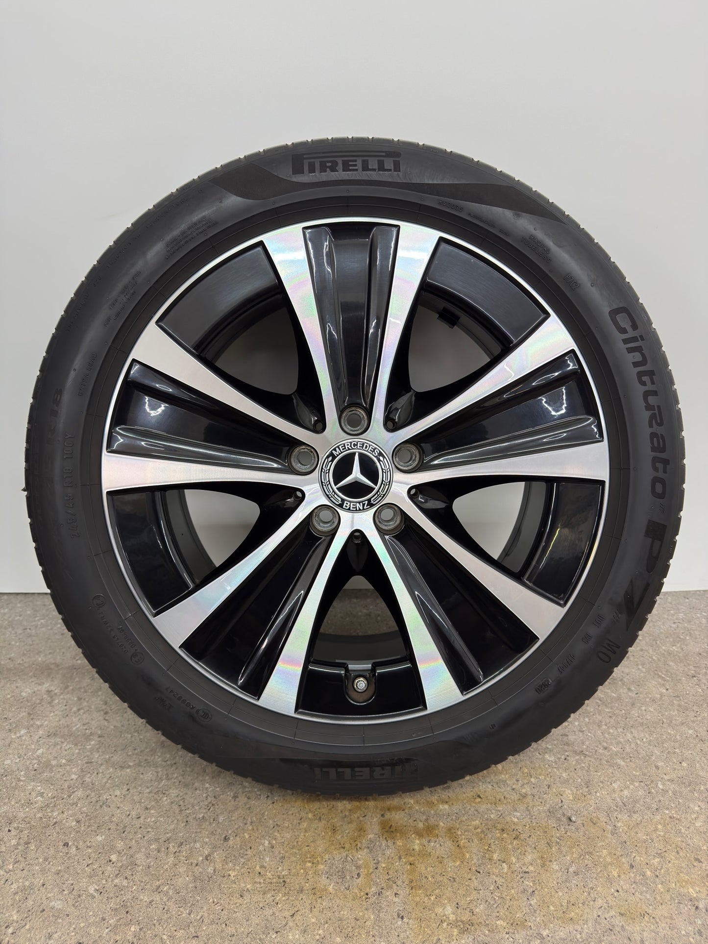 TOP ZUSTAND Original Mercedes E-Klasse W213 S213 C238 A238 18 Zoll Sommerräder Sommerreifen Felgen  A2134013700 A2134015300 245/45 R18 100Y 275/40 R18 103Y MO Schwarz Alufelgen Sommerradsatz MwSt.