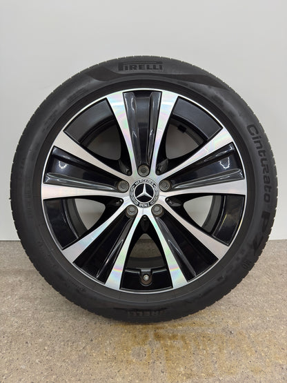 TOP ZUSTAND Original Mercedes E-Klasse W213 S213 C238 A238 18 Zoll Sommerräder Sommerreifen Felgen  A2134013700 A2134015300 245/45 R18 100Y 275/40 R18 103Y MO Schwarz Alufelgen Sommerradsatz MwSt.