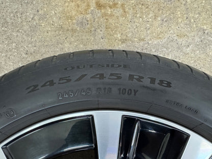 TOP ZUSTAND Original Mercedes E-Klasse W213 S213 C238 A238 18 Zoll Sommerräder Sommerreifen Felgen  A2134013700 A2134015300 245/45 R18 100Y 275/40 R18 103Y MO Schwarz Alufelgen Sommerradsatz MwSt.