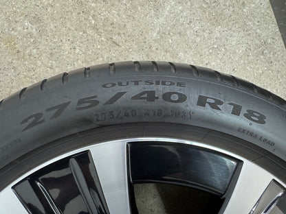 TOP ZUSTAND Original Mercedes E-Klasse W213 S213 C238 A238 18 Zoll Sommerräder Sommerreifen Felgen  A2134013700 A2134015300 245/45 R18 100Y 275/40 R18 103Y MO Schwarz Alufelgen Sommerradsatz MwSt.