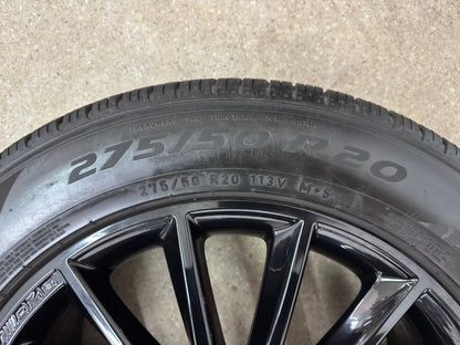 TOP ZUSTAND Original Mercedes G-Klasse W 463 W 465 20 Zoll AMG Ganzjahresreifen Felgen A4634011700 275/50 R20 113V MO Allwetterreifen Alufelgen Schwarz Sommerreifen Sommerräder SUV MwSt.