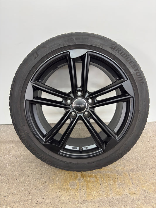 VW Arteon Passat Alltrack CC Phaeton Scirocco Sharan Tiguan II Audi A6 S6 4F Q3 RSQ3 8U TT TTS 8J Seat Ateca Cupra Formentor Skoda Kodiaq Octavia NX Superb 3T 18 Zoll Felgen Alufelgen Schwarz