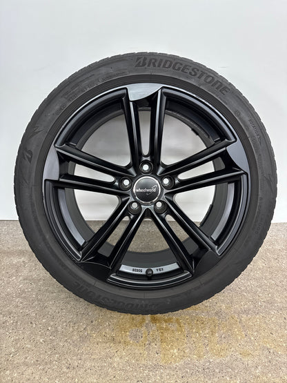 VW Arteon Passat Alltrack CC Phaeton Scirocco Sharan Tiguan II Audi A6 S6 4F Q3 RSQ3 8U TT TTS 8J Seat Ateca Cupra Formentor Skoda Kodiaq Octavia NX Superb 3T 18 Zoll Felgen Alufelgen Schwarz