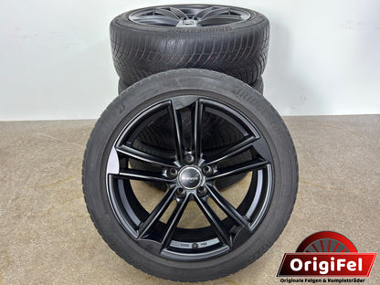 VW Arteon Passat Alltrack CC Phaeton Scirocco Sharan Tiguan II Audi A6 S6 4F Q3 RSQ3 8U TT TTS 8J Seat Ateca Cupra Formentor Skoda Kodiaq Octavia NX Superb 3T 18 Zoll Felgen Alufelgen Schwarz