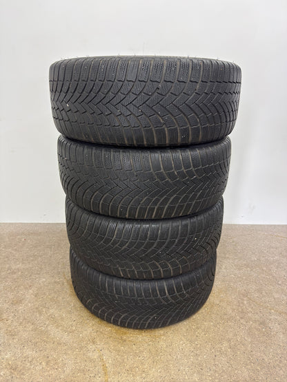 VW Golf VII 7 5G VIII 8 5H Skoda Octavia 3 III 5E Seat Cupra Leon 5F KL Audi A3 S3 8V 8Y 18 Zoll Winterräder Winterreifen Felgen Alufelgen 225/40 R18 92V M+S 7,5x18 ET46 5x112 Schwarz Winterradsatz