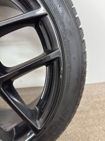 VW Golf VIII 7 5G Audi A3 S3 8V TT 8J Seat Cupra Leon 1P 5F Skoda Octavia III 3 5E 18 Zoll Winterräder Winterreifen Felgen Alufelgen 225/40 R18 92V M+S Schwarz Sport Line Borbet KBA 50658