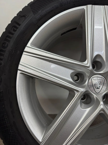VW Passat B8 3G 3C Sharan 7N Arteon Skoda Superb III 3T Ateca 5FP Alhambra Audi Q3 8U Q2 GA A6 Allroad 4F 4F1 17 Zoll Winterräder Winterreifen Felgen Alufelgen 215/55 R17 98H M+S Winterradsatz