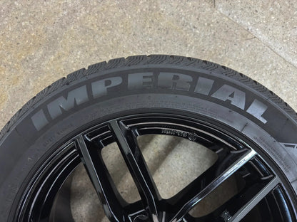 VW Tiguan II 2 5N AD1 Allspace Audi Q3 F3 18 Zoll Winterräder Winterreifen Felgen Alufelgen 235/55 R18 104V M+S 8x18 ET44 KBA 53205 Schwarz SUV R-Line Winterradsatz