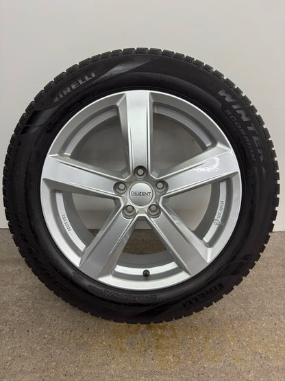 TOP DOT23 Volvo XC40 X 536 S90 V90 Cross Country 18 Zoll Winterräder Winterrreifen Felgen Alufelgen 235/55 R18 104H M+S SUV Silber Winterradsatz 5x108 7,5x18 ET50,5 KBA53529