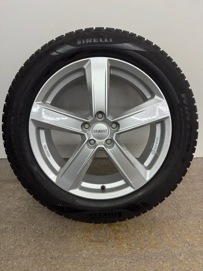 TOP DOT23 Volvo XC40 X 536 S90 V90 Cross Country 18 Zoll Winterräder Winterrreifen Felgen Alufelgen 235/55 R18 104H M+S SUV Silber Winterradsatz 5x108 7,5x18 ET50,5 KBA53529