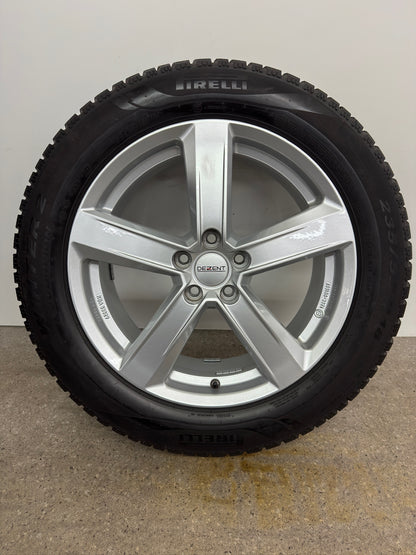 TOP DOT23 Volvo XC40 X 536 S90 V90 Cross Country 18 Zoll Winterräder Winterrreifen Felgen Alufelgen 235/55 R18 104H M+S SUV Silber Winterradsatz 5x108 7,5x18 ET50,5 KBA53529