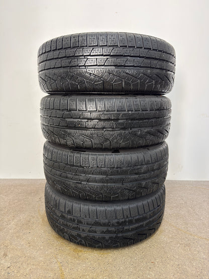 WIE NEU 7,8/7mm DOT3722 Original VW Tiguan II 2 Sebring 18 Zoll Winterräder Winterreifen Felgen 5NA601025M 5NA601025AQ Alufelgen 235/55 R18 104H M+S R-Line Schwarz Allspace AD1 5NA RDKS Winterradsatz