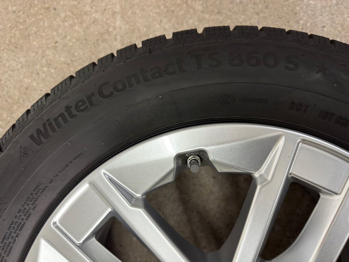 WIE NEU 8 / 7mm Original BMW 2er Active Tourer U06 Styling 186 16 Zoll Winterräder Winterreifen Felgen 6888838 Alufelgen Silber 205/65 R16 95H 5x112 7x16 ET41 IS41 RDKS Sport Line M Winterradsatz