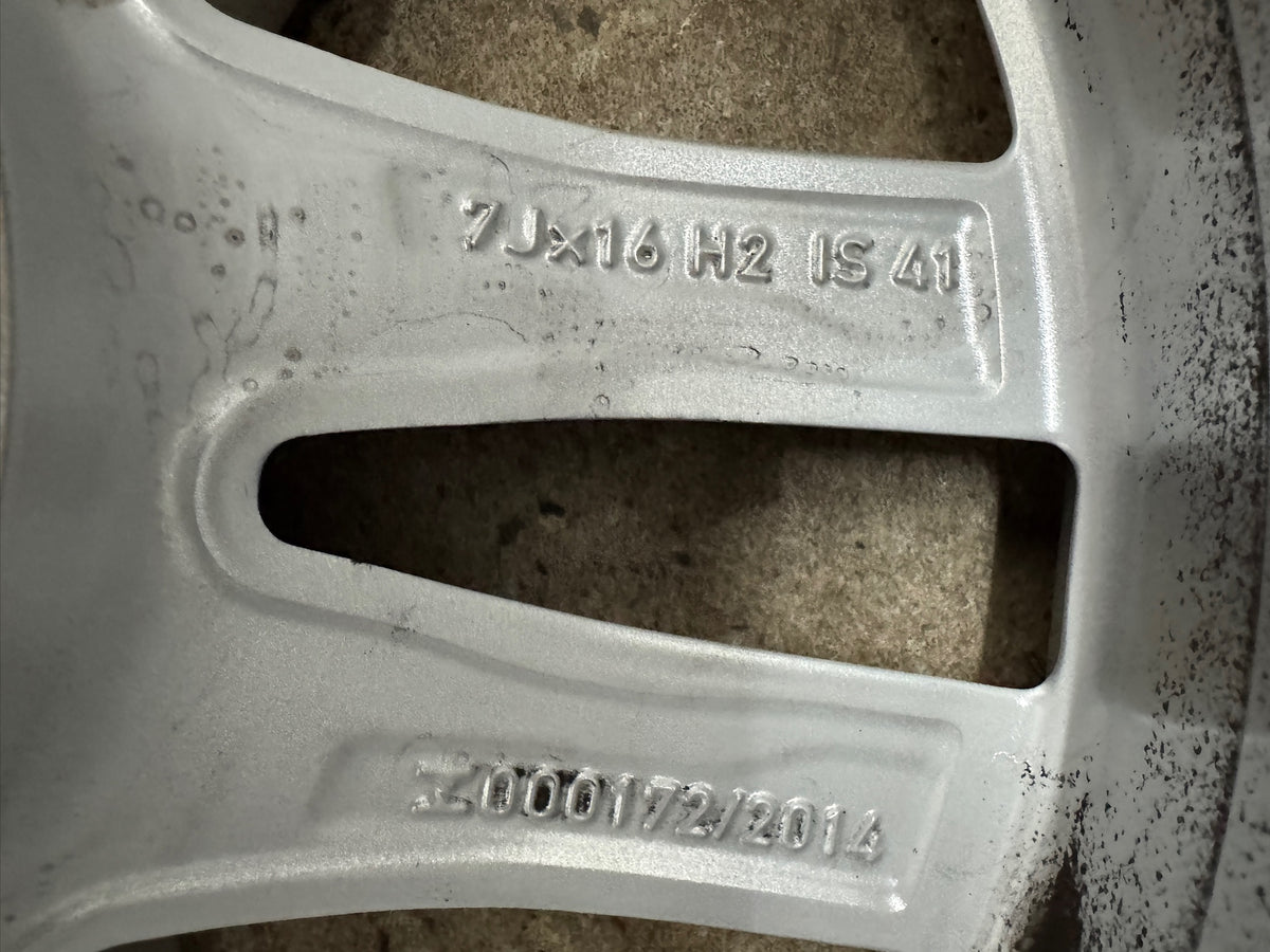 WIE NEU 8 / 7mm Original BMW 2er Active Tourer U06 Styling 186 16 Zoll Winterräder Winterreifen Felgen 6888838 Alufelgen Silber 205/65 R16 95H 5x112 7x16 ET41 IS41 RDKS Sport Line M Winterradsatz
