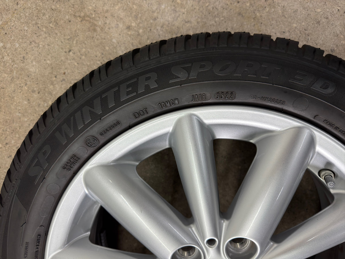 WIE NEU 8 / 7mm Original Mini Cooper F55 F56 F57 Spoke 508 16 Zoll Winterräder Winterreifen Felgen 6855117 Alufelgen 5x112 5,5x16 IS46 ET46 175/60 R16 86H Schwarz Winterradsatz RSC RFT Runflat MwSt.