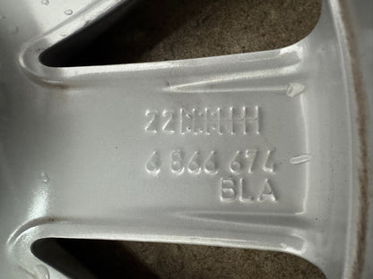 WIE NEU 8 / 7mm Original Mini Cooper F55 F56 F57 Spoke 508 16 Zoll Winterräder Winterreifen Felgen 6855117 Alufelgen 5x112 5,5x16 IS46 ET46 175/60 R16 86H Schwarz Winterradsatz RSC RFT Runflat MwSt.