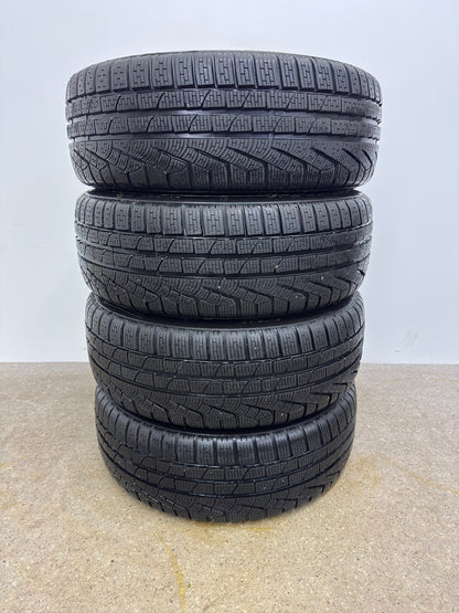 WIE NEU 8mm DOT4723 Original VW Tiguan II 2 Sebring 18 Zoll Winterräder Winterreifen Felgen 5NA601025M 5NA601025AQ Alufelgen 235/55 R18 104H M+S R-Line Silber Allspace AD1 5NA RDKS Winterradsatz