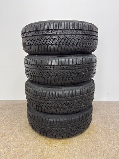 WIE NEU DOT2025 8,6mm Original Mercedes GLC X 254 C 254 18 Zoll Winterräder Winterreifen Felgen A2544014600 Alufelgen 235/60 R18 103H 8x18 ET32,5 SUV Coupé 5x112 Silber Continental MO Winterradsatz